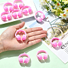 Two Tone Opaque Acrylic Pendants SACR-FZC0001-002I-5