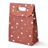 Christmas Themed Pattern Rectangle Kraft Paper Flip Bags CARB-L008-02M-01-3
