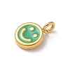 Ion Plating(IP) 304 Stainless Steel Enamel Charms STAS-G351-04G-3