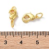 Rack Plating Brass Lobster Claw Clasps X-KK-F090-26G-01-3