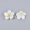Flower Acrylic Bead Caps SACR-T017-51A-2