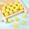 Glazed Porcelain Round Beads PORC-S489-10mm-10-5