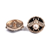 Alloy Enamel Button FIND-WH0108-50KCG-2