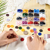 160Pcs 20 Colors 4-Hole Resin Buttons BUTT-TA0001-29C-5