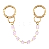 Glass Link Bag Extender Chains HJEW-YW00101-06-1