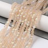 Transparent Glass Beads Strands EGLA-A044-T4mm-MB20-2