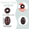 Wood European Beads WOOD-TA0003-09C-4