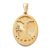 Easter Ion Plating(IP) 304 Stainless Steel Pendants STAS-Z098-33G-1