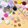 50Pcs 5 Styles Resin Cabochons CRES-YW0002-40-5