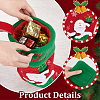 WADORN® 4Pcs 4 Style Cloth Christmas Stocking Hanging Decoration AJEW-WR0001-76-4