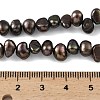 Dyed Natural Cultured Freshwater Pearl Beads Strands PEAR-A006-19B-5