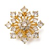 Brass Micro Pave Cubic Zirconia Pendant Bails KK-D378-21G-1