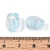 Handmade Foil Glass Beads Strands FOIL-N033-02F-4