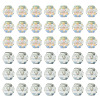 60Pcs 2 Colors Electroplate Glass Beads EGLA-TADJ0001-19E-2