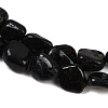 Natural Black Tourmaline Beads Strands G-Q060-E15-4