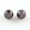 Spray Painted Acrylic Beads MACR-Q154-14mm-N05-2