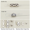 20Pcs 4 Style 304 Stainless Steel Findings FIND-GA0001-72-5