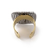 304 Stainless Steel Open Cuff Rings RJEW-K258-08GP-02-4