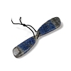 2Pcs Natural Lapis Lazuli Pendants G-A228-02B-2