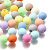 Frosted Opaque Acrylic Beads OACR-S071-03A-1