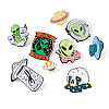 Sparkeads 8pcs 8 style Alien Theme Enamel Pins JEWB-SK0001-01-9