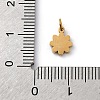 316 Surgical Stainless Steel Enamel Pendants STAS-K258-40D-G-3