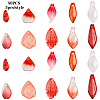 45pcs 9 styles Transparent Glass Pendants GLAA-YW0003-71-2