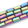 Electroplate Non-magnetic Synthetic Hematite Beads Strands G-N0322-10E-1