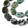 Natural African Turquoise(Jasper) Beads Strands G-T138-16-2