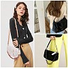 Gorgecraft 2Pcs 2 Styles Adjustable PU Leather Shoulder Strap FIND-GF0001-72-6