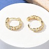 Brass Micro Pave Cubic Zirconia Hoop Earrings EJEW-H152-01E-G-3