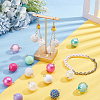 48Pcs 24 Style Resin Rhinestone & Acrylic Round Ball Charms DIY Jewelry Making Finding Kit PALLOY-PHE00002-5