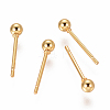 304 Stainless Steel Ball Stud Earrings EJEW-F237-01A-G-1