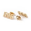 Number Earrings LS-EJEW-F286-01H-G-2