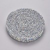Glitter Resin Hotfix Rhinestone(Hot Melt Adhesive On The Back) DIY-WH0157-43B-01-2