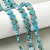 Dyed Synthetic Imperial Jasper Beads Strands G-D337-10mm-B01-1