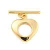 Brass Toggle Clasps KK-A223-10G-1