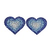 Heart Hotfix Rhinestone Iron on Patches LS-DIY-WH0308-193B-1