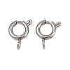 304 Stainless Steel Spring Ring Clasps STAS-B095-05C-P-1