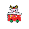 Christmas Theme Computerized Embroidery Cloth Self Adhesive Patches XMAS-PW0001-095T-2