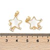 Brass Micro Pave Cubic Zirconia Pendants KK-U043-22G-02-3