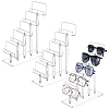 5-Slot Acrylic Eyeglasses Organizer Display Riser Stands ODIS-WH0043-238-1