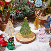 3Pcs 3 Styles Glass Christmas Tree Display Decorations DIY-DC0008-25-5