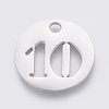 Non-Tarnish 304 Stainless Steel Pendants LS-STAS-F233-10-P-1