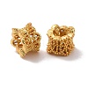 Eco-friendly Brass European Beads KK-D079-09G-2