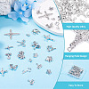 45Pcs 15 Styles Rack Plating Alloy Charms FIND-TA0008-90-5