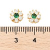 Brass Micro Pave Cubic Zirconia Beads KK-U056-16G-01-3