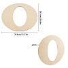 Unfinished Wood Shape WOOD-CN0001-010O-2