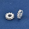 Brass Micro Pave Clear Cubic Zirconia Beads KK-K300-02C-S-2