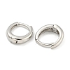 Rack Plating Brass Hoop Earrings EJEW-C102-30A-P-2